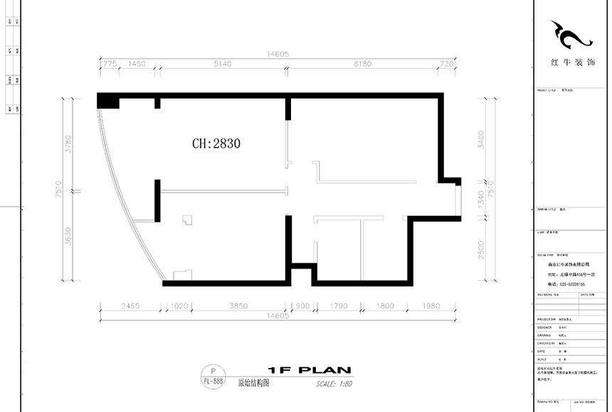 860x580_劉小勇_南京日月大廈1804_120㎡現(xiàn)代風格裝修_原始結(jié)構圖