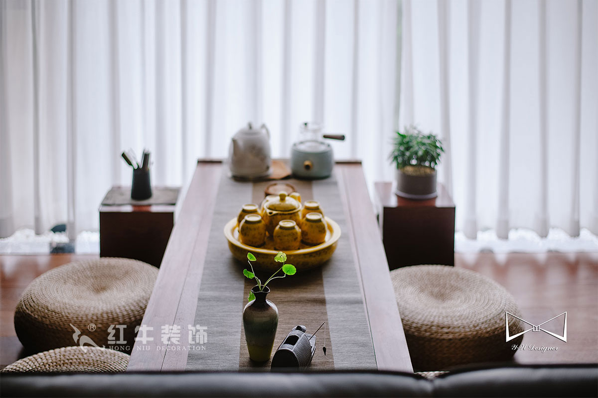 【實景案例】余瑋_棲園-200㎡-輕奢風(fēng)格_4室3廳3衛(wèi)（新房裝修）_全包35萬08茶室PHH_4093