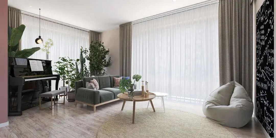 客廳除了看電視還能干啥？看看別人家是怎么設(shè)計(jì)的！