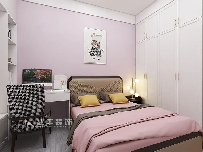 140㎡四房改三房，改善型住宅就要這樣設(shè)計(jì)?。ú坛申籣泊云間140㎡現(xiàn)代輕奢風(fēng)格_4室2廳2衛(wèi)_新房裝修_半包￥106935）12