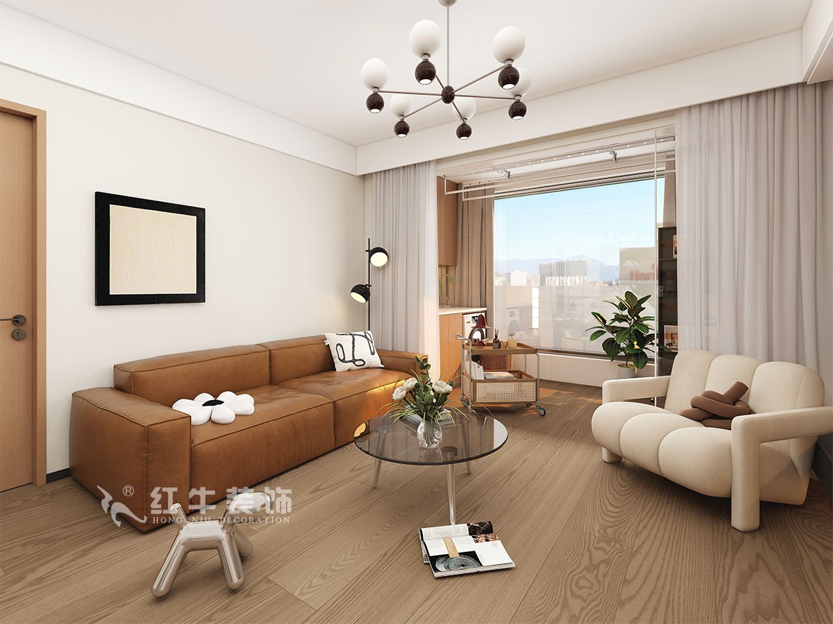 南京100㎡原木風(fēng)裝修，朗詩國際街區(qū)中園，布局太巧妙了